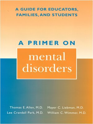 cover image of A Primer on Mental Disorders